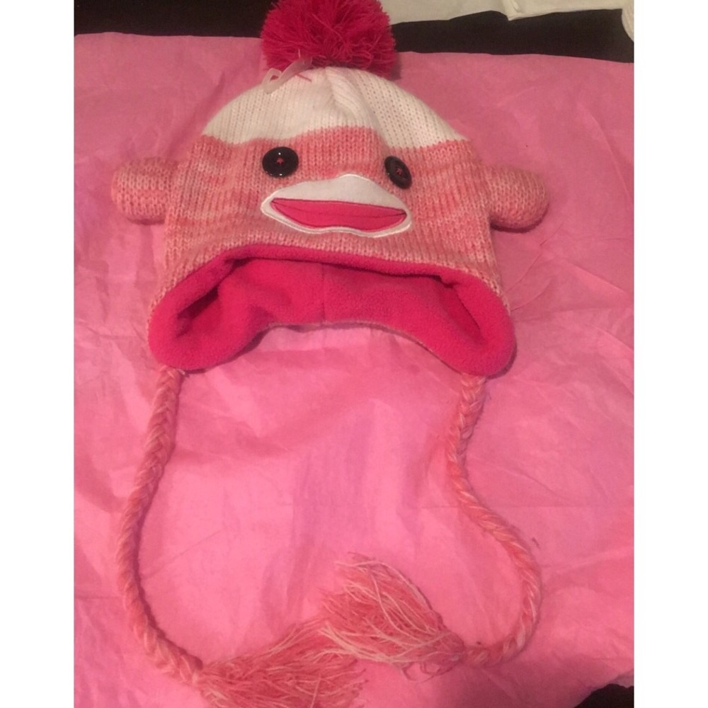 Handmade Sock Monkey Beanie